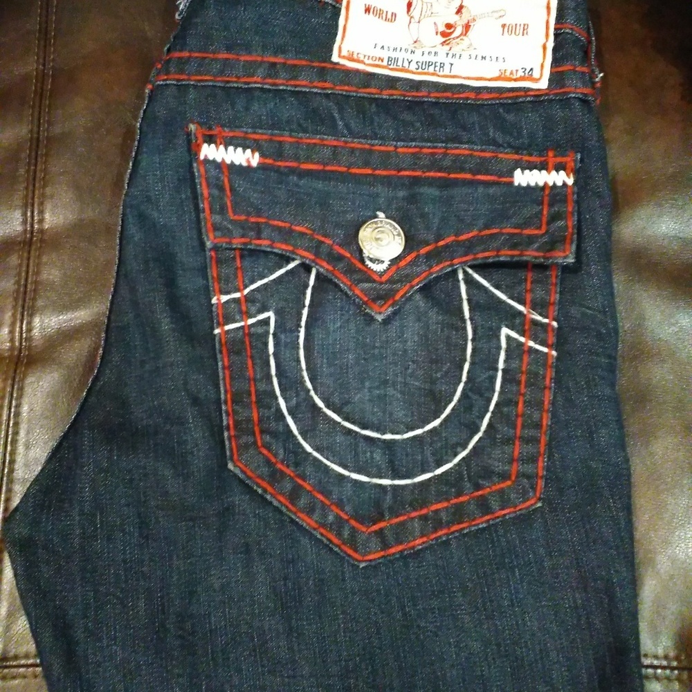 True Religion Jeans mens size 34 - Billy Super T